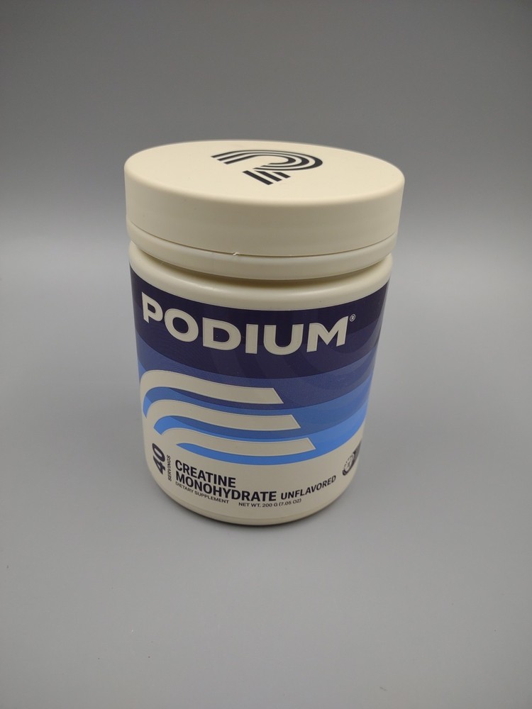 Podium Creatine Monohydrate Unflavored ~ 7.5oz/40 Servings ~ Expires 2/26