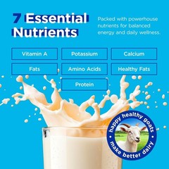 Grass Fed Whey Protein Powder Vanilla 1.5 lb – Made from Goat Milk, Easy to D…