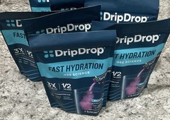 DripDrop Fast Hyndration 4 Flavor Electrolyte Powder – 16 Pieces (2 Pack)