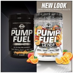 PMD Sports Pump Fuel Ultra 2.05 Pound (Pack of 1), Tropical Orange Mango