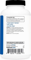 Nutricost Creatine Monohydrate 3,000mg, 180 Capsules 180 Count (Pack of 1)