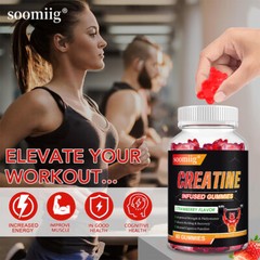 Creatine Monohydrate Gummies Muscle Gain 5000 mg per serving (5 g)