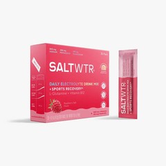 SaltWTR Functional Electrolyte Hydration Drink Mix – Sports Recovery 30 Pack