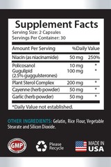 Lower Cholesterol – NEW CHOLESTEROL RELIEF FORMULA – lowers LDL – 1 Bottle