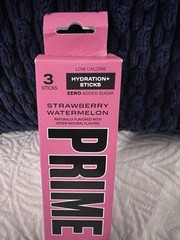 Prime Hydration+ Sticks Electrolyte Hydration Powder, Strawberry Watermelon, 3pk