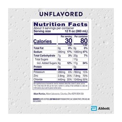 (4 pack) Pedialyte Electrolyte Drink, Unflavored, 1 Liter