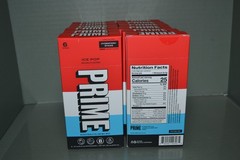 (12) PRIME HYDRATION Electrolyte Drink Mix, Ice Pop Flavor, 6 In Each, BB 04/27