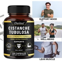Cistanche Tubulosa 400mg Extract Strength and Endurance Gluten-Free and Non-GMO