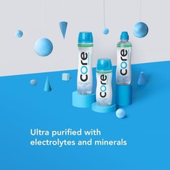 CORE Hydration Perfectly Balanced Drinking Water, 0.5 L bottles, 6 Count