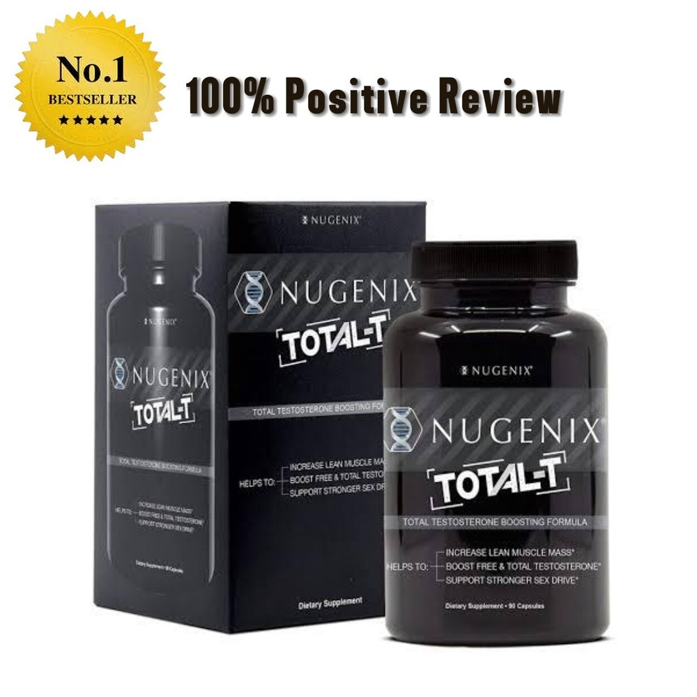 Nugenix Total-T Testosterone Booster – 90 Capsules- Expiration 12/2026