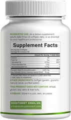 Pumpkin Seed Oil 3,000mg with Saw Palmetto, 240 Softgels – Cold Pressed…