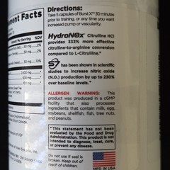 Old School Labs Nitric Oxide Pre-Workout Supplement HydroNOx S7 Blend 30 Serving