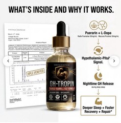 GH Secretion Amp. W/Sleep Aid 4 Growth, Recovery & Gains By Vintage Muscle💪🧪