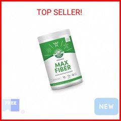 Manitoba Harvest Hemp Yeah Organic Max Fiber Protein Powder, Unsweetened, 16oz,