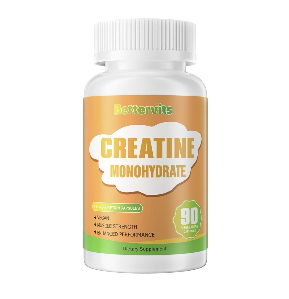 Creatine Monohydrate 2500mg Per Serving 90 Capsules