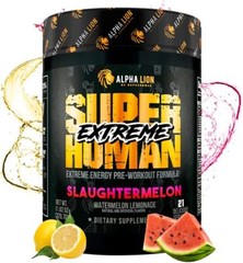 Alpha Lion Superhuman Extreme Energy Hardcore Preworkout 21 Full Servings New