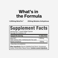 HMB Supplements 1000Mg, Clear Muscle (42 Liquid Softgels) – Highest Grade HMB fo