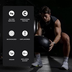 Creatine Monohydrate for Muscle Support & Energy – , Gluten Free, 400g Size