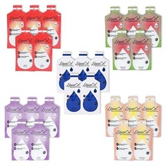LiquaCel Concentrated Liquid Protein Variety Packets 25pk Grape Peach Watermelon