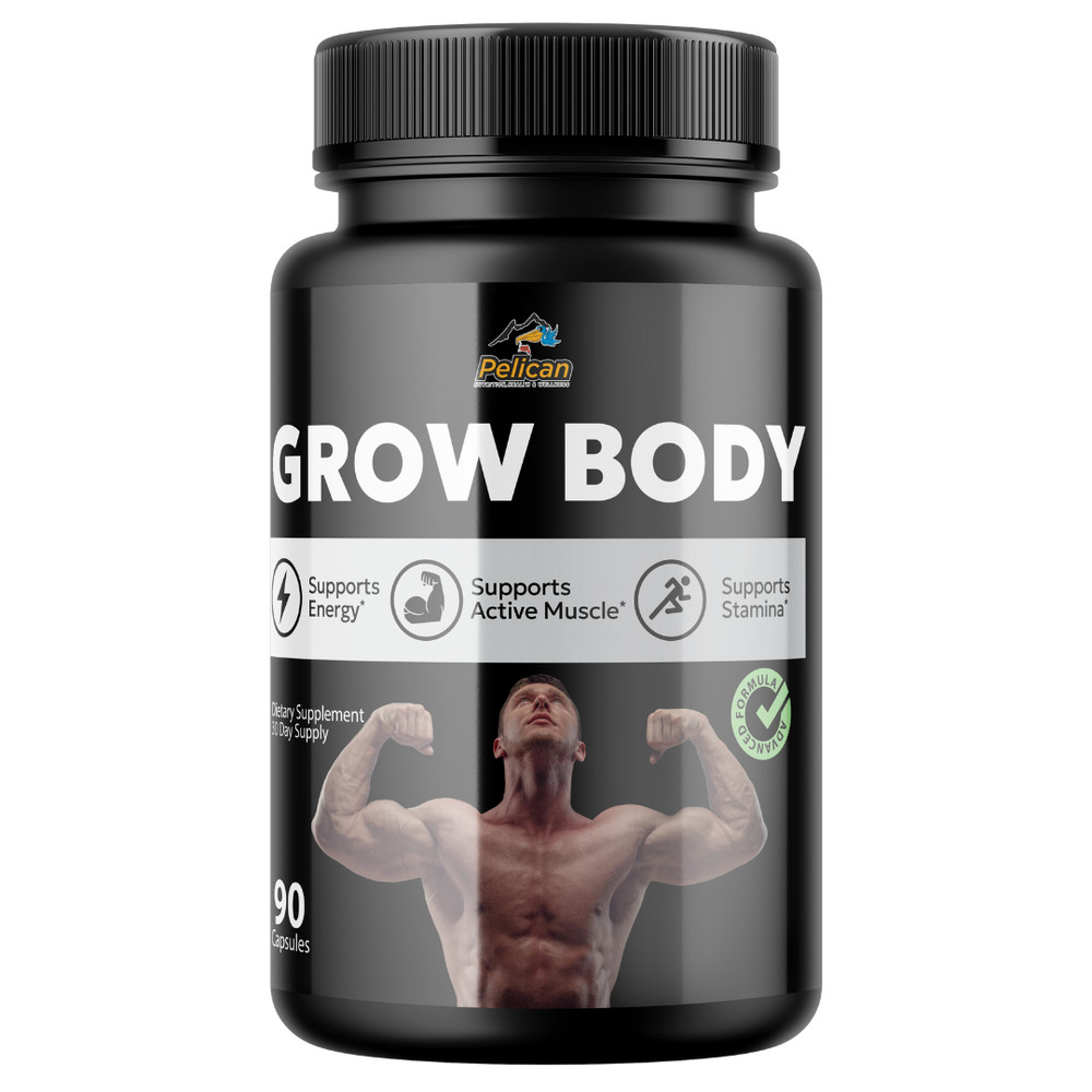 Grow Body- Bodybuilding & Men’s Health Support- 90 Capsules