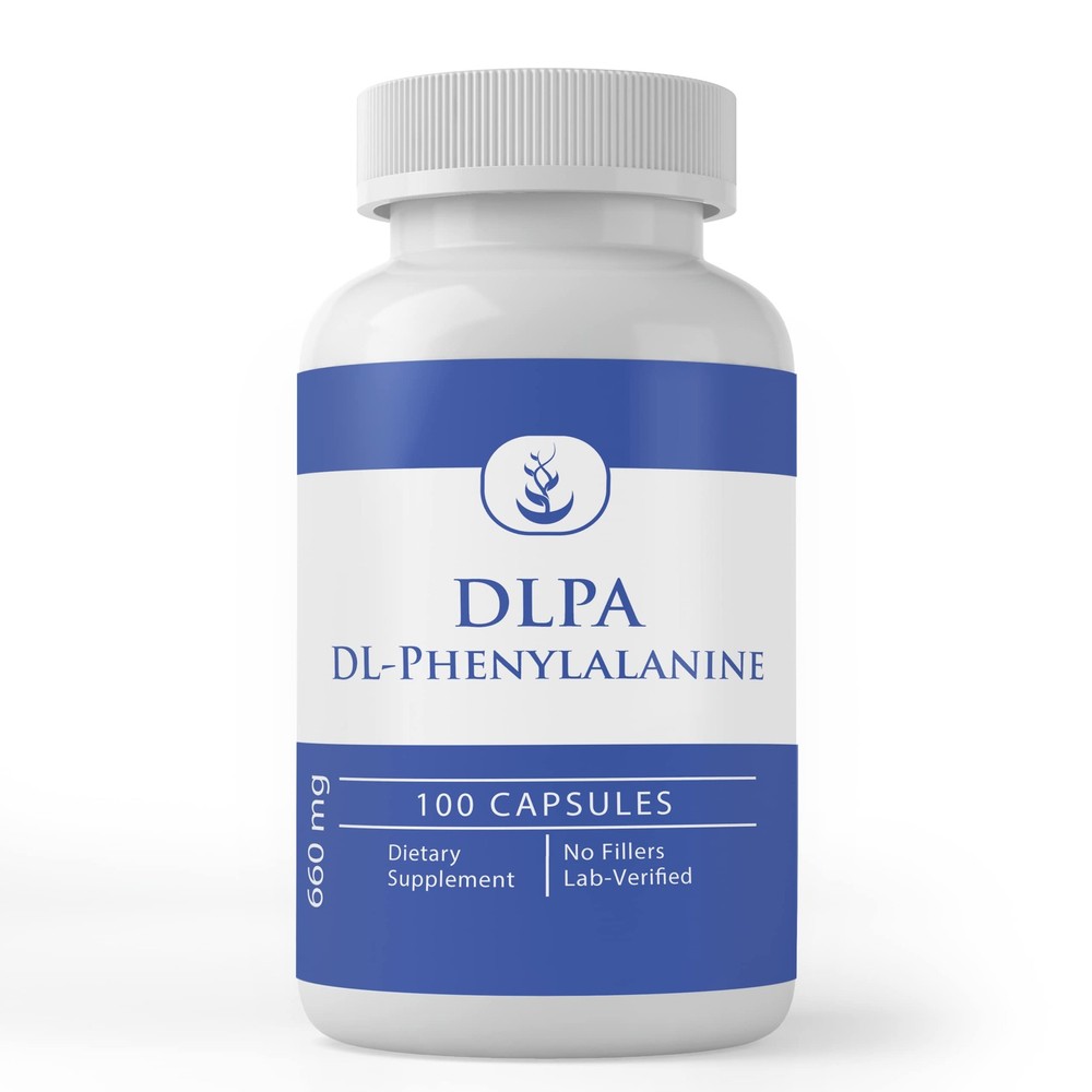 DLPA DL-Phenylalanine, (100 ) Always Pure, No Additives Or Fillers, Lab Verified