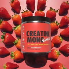 Creatine Gummies Twin Pack – Creatine Monohydrate Strawberry & HCL Blueberry
