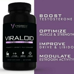 Natural Testosterone Booster Optimize Muscle Strength Viraloid by Vyotech 3 Bt