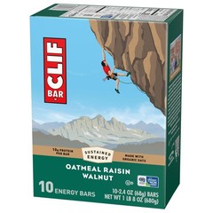 CLIF BAR – Energy Protein Bars – 10 Count (Pack of 1), Oatmeal Raisin Walnut
