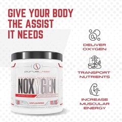 Purus Labs Noxygen Unflavored Fast Acting Nitric Oxide Booster – 40 Servings