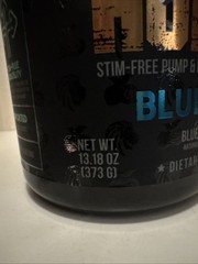 Alpha Lion Super Human Pump Pre-Workout Blue Steel 13.18 Oz 42 Servings L@@K !!