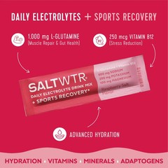 New SaltWTR Functional Daily Electrolyte Hydration Raspberry Sport – 30 Pack