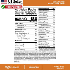 SlimFast Protein Shake Caramel Macchiato 12 Pack 20g FROM USA