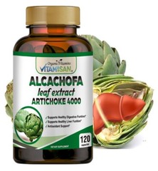 Artichoke Antioxidante Weight Loss Control Slim Cellulas Madre Support Pills