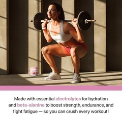 Flat Tummy Pre Workout Powder for Women Energy Endurance and Muscle Support New!