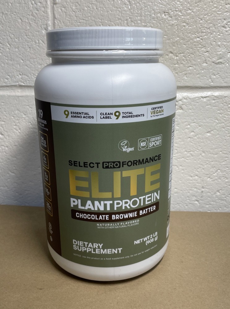 Silver Star Nutrition Elite Vegan Plant Protein Powder Chocolate Brownie Batter