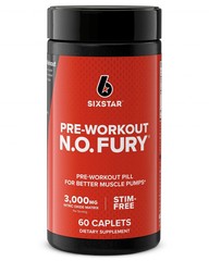 Six Star Nitric Oxide Supplements For Men & Women, Muscle Builder (60