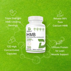 HMB (Beta-Hydroxy Beta-Methylbutyric) 1000mg 30 To 120 Capsules, Muscle Growth