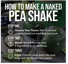 Naked Pea Protein Powder 5LB Unflavored Vegan NSF 76 Servings