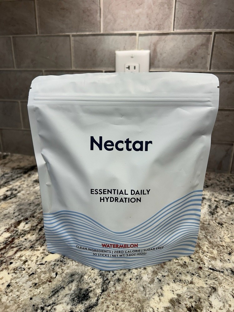 Nectar Daily Hydration Electrolyte Powder Watermelon Sugar-Free Vegan 30 Sticks