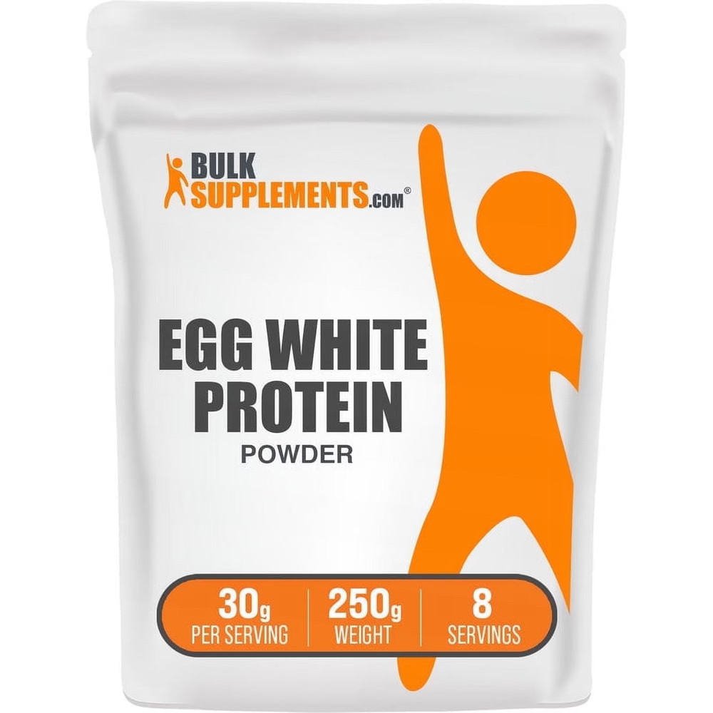 BulkSupplements Egg White Protein Powder Unflavored High Protein 250g (8.8 oz)