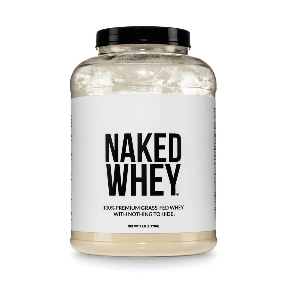 NAKED Whey 5LB 100% Grass Fed Unflavored Protein 5 Pound (Pack of 1)