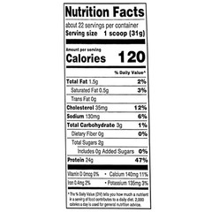 Equate Smooth Vanilla Whey Protein Powder 24 oz Protein Supplement