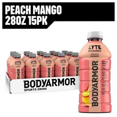 BodyArmor L Yte Electrolyte Drink Peach Mango 28 Fl Oz Pack Coconut Water Sports