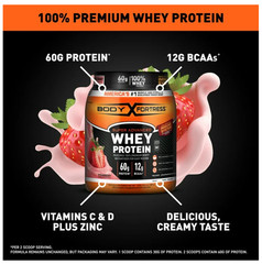 Body Fortress Super Advanced Whey Protein Strawberry 60g 1.78LB