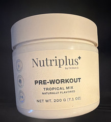 Nutriplus by Farmasi Pre-Workout Tropical Mix Unisex Powder 7.1 oz 200g
