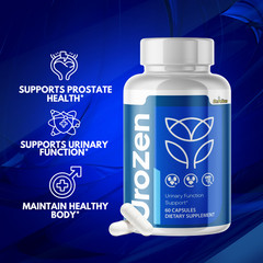 UroZen- Prostate Support- 3 Bottles- 180 Capsules
