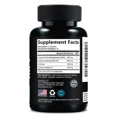 Extra Strength Nitric Oxide Booster – 3X 120 Count (Pack of 1)