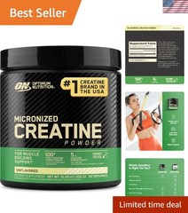 Keto-Friendly Creatine Monohydrate Powder – Micronized for Superior Absorption