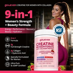GlowEver Creatine for Women | 5g 13.76 Ounce (Pack of 1), Pink