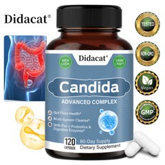 Candida Advanced Probiotic Support Intestinal Health Bacterial Balance 120 Count